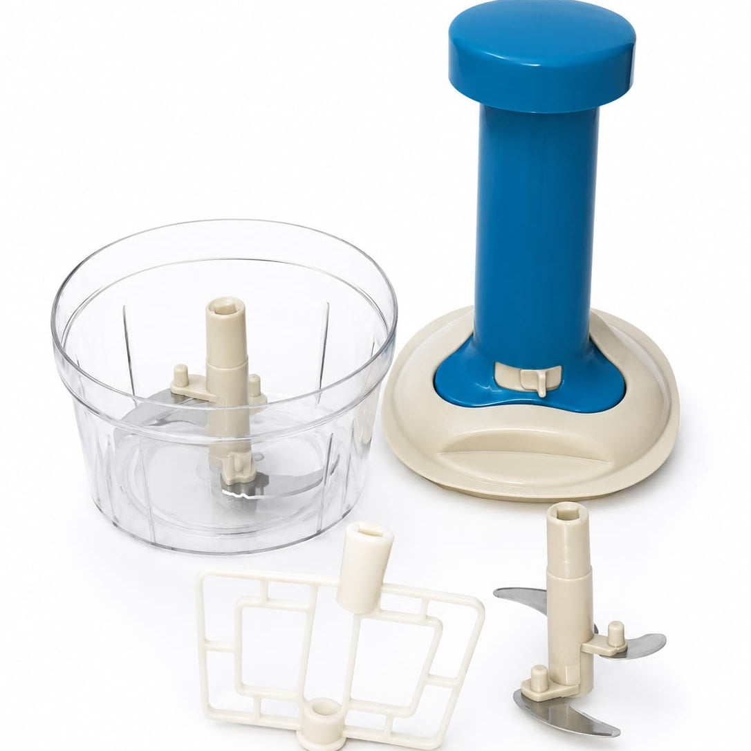 Premium Push Chopper & Vegetable Cutter – Fast Manual Food Processor for Kitchen