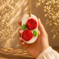 🌹 Rose Bloom Aroma Candle Hanging ✨